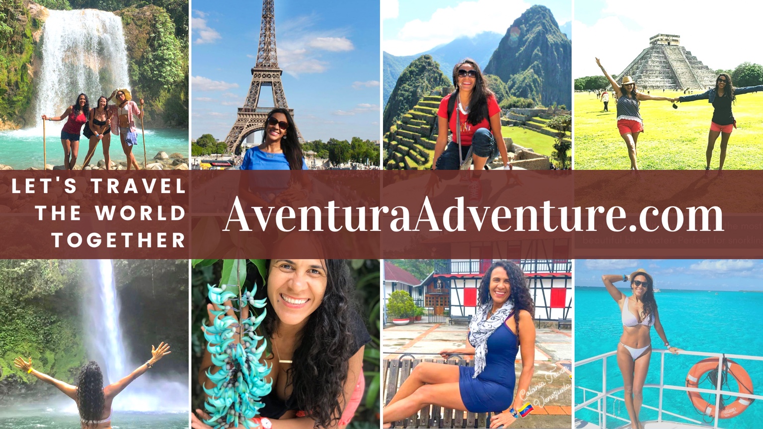 Aventura Adventure travel collage
